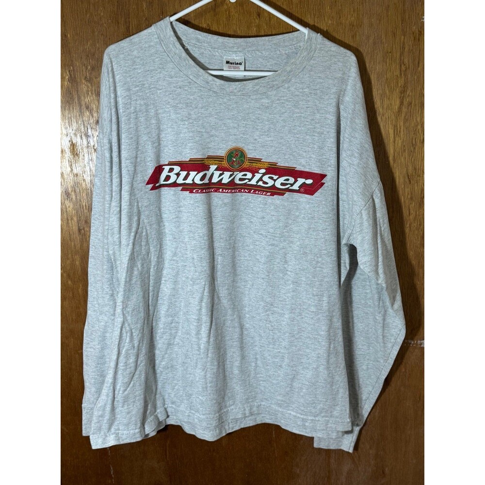 Vintage 1998 Budweiser Louie The Lizard Wanted Long Sleeve Shirt Size XXL 90s